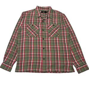 RRL Double RL Ralph Lauren Plaid Flannel Shirt Camp Men's M